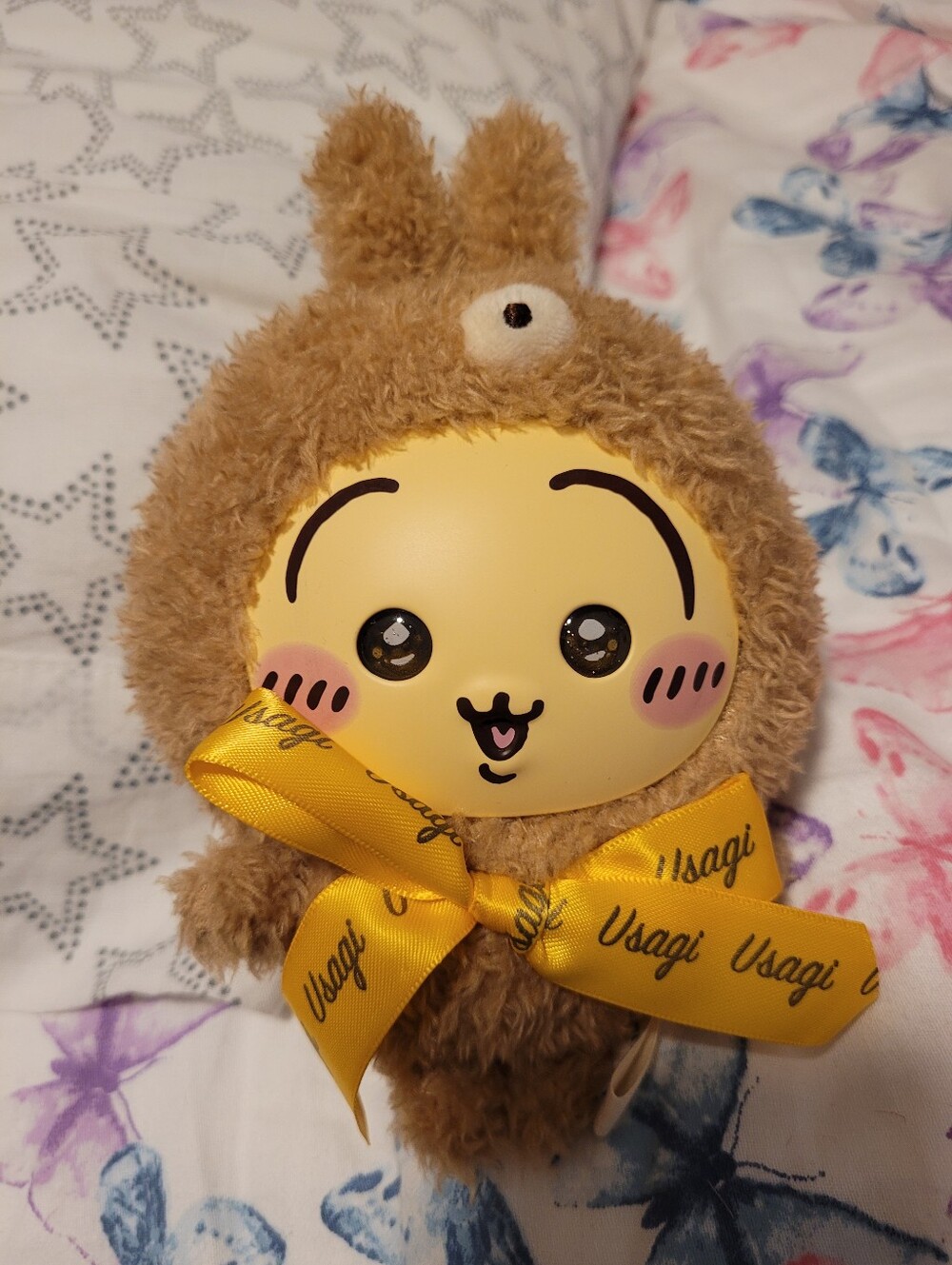 Chiikawa Kiramekko Teddy Bear Usagi Keychain